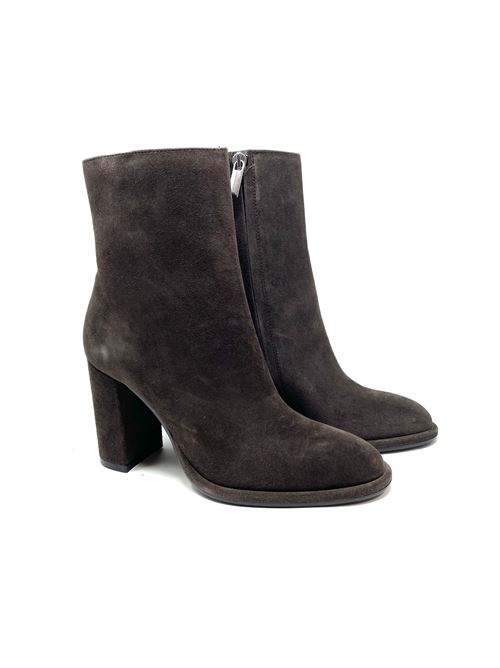 Damenstiefelette mit Reißverschluss IL LACCIO | 2462VELOURCAFFE